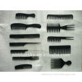 Wholesale cheap black plastic hair comb